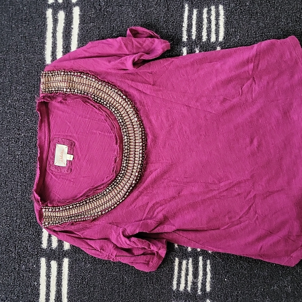 Anthropologie beaded top